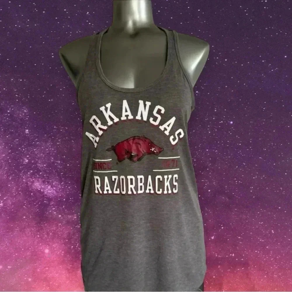 2 for $30 🆕Women’s Arkansas  Razorbacks Tank Top - Picture 6 of 14